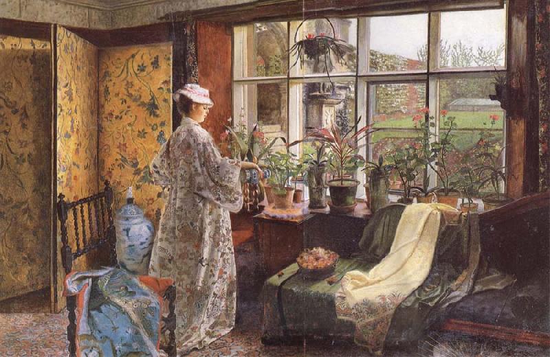 Atkinson Grimshaw Spring oil painting image